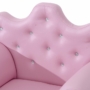Kép 6/9 - Pink, rózsaszín fotel lábtartóval gyerekeknek, kisányoknak - Róza