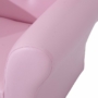 Kép 7/9 - Pink, rózsaszín fotel lábtartóval gyerekeknek, kisányoknak - Róza