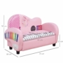 Kép 3/12 - Music pink gyerek kanapé , egyedi zene design méretei