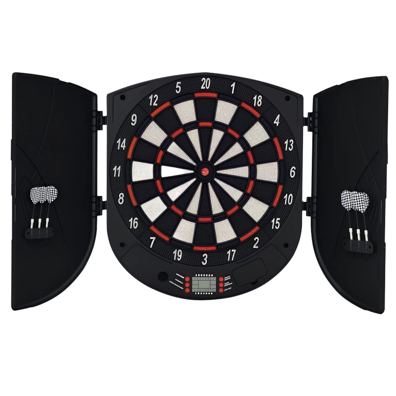  Elektronikus Darts tábla,  LED kijelzők 6 darts 26 játék 185 változat-  8 játékos számára 