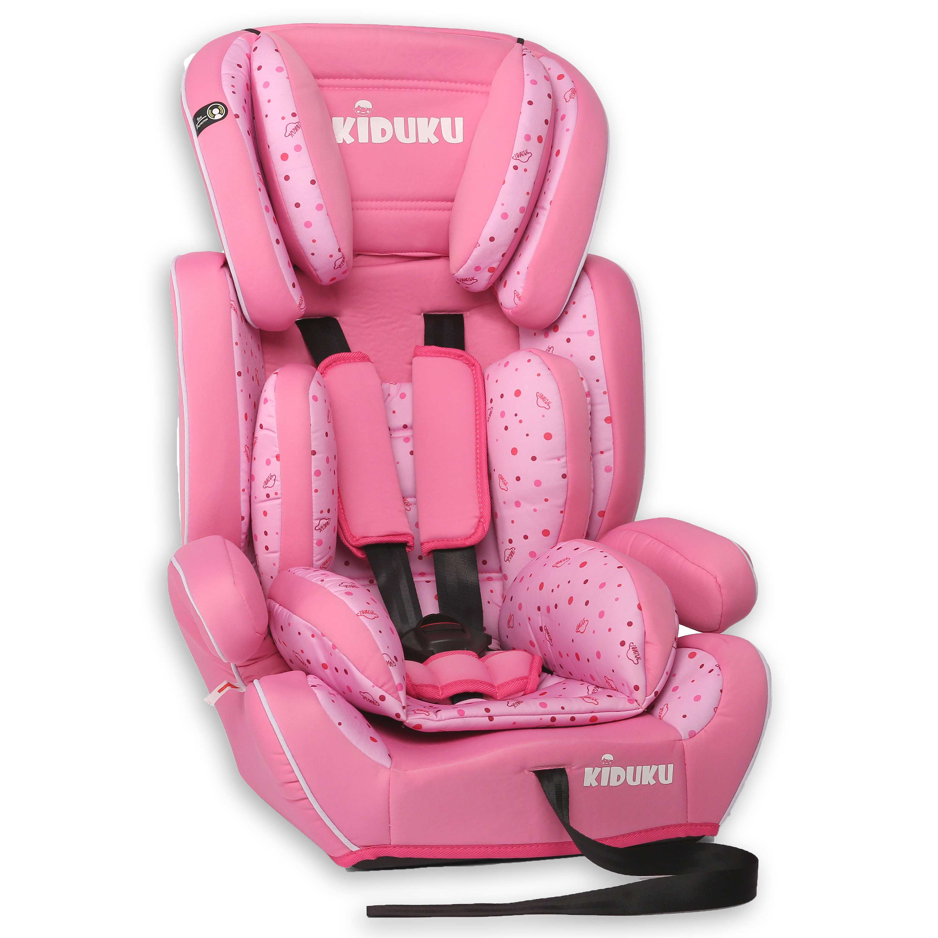 Autós gyerekülés 9-36 kg rózsaszín színben - KIDUKU®