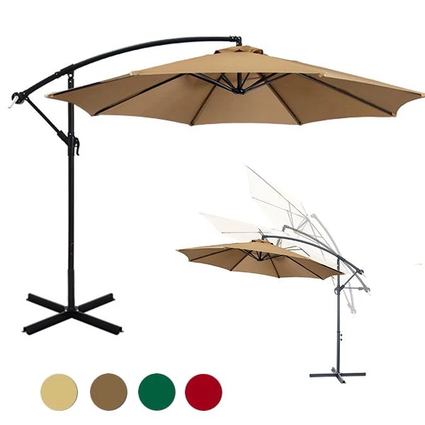 Függő napernyő 2,7 m átmérő - 4 színben